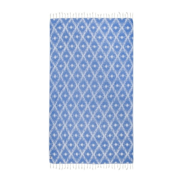 Mėlynas hamamo rankšluostis "Kate Louise Calypso", 165 x 100 cm