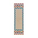 Iš vilnos mišinio kilimas 80x300 cm Checkered Border – Flair Rugs