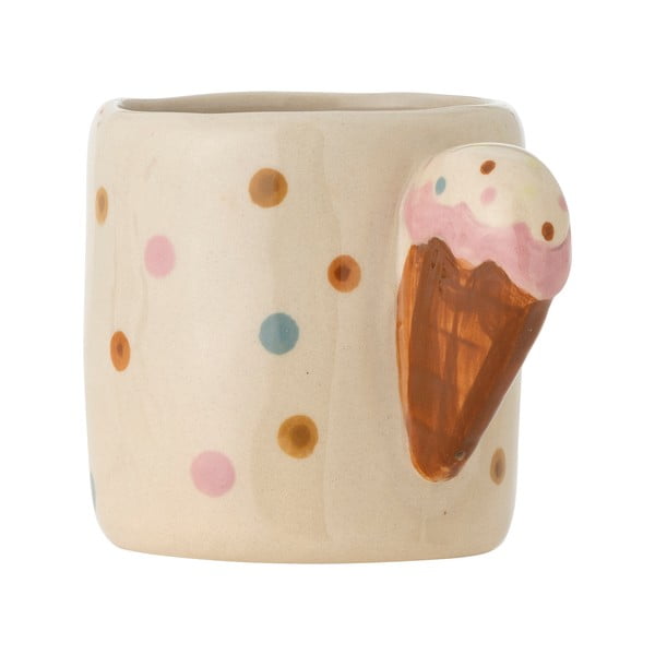 Smėlio spalvos iš keramikos vaikiškas puodelis 255 ml Creamy – Bloomingville Mini-image-2