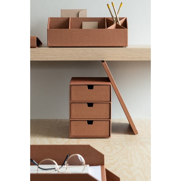 Iš kartono biuro organizatorius į stalčių Ingrid Restore Paper Laminate – Bigso-image-1