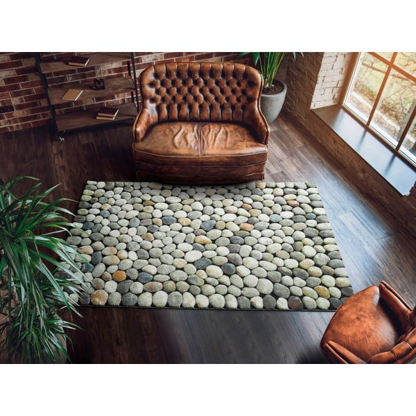 Pilka kiliminė danga Universal Sandra Stones, 80 x 150 cm-image-1