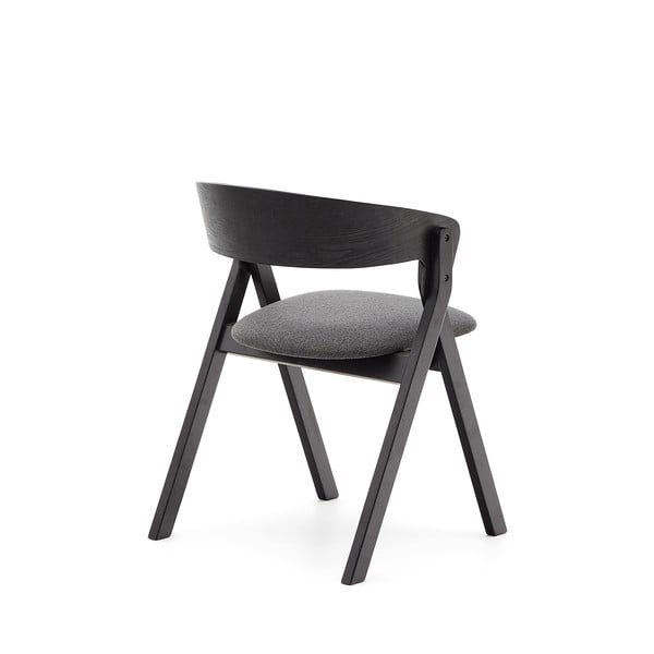 Juodos spalvos valgomojo kėdė Godia – Kave Home-image-4