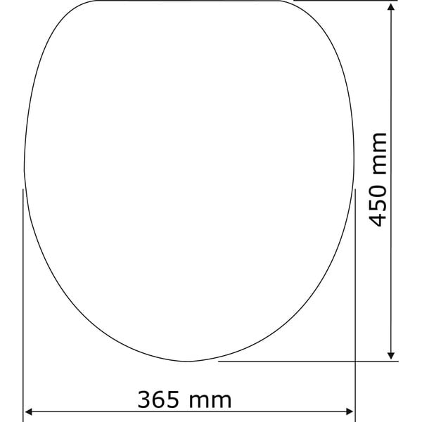 Tualeto sėdynė Easy-close funkcija 36,5 x 45 cm Boat – Wenko-image-3