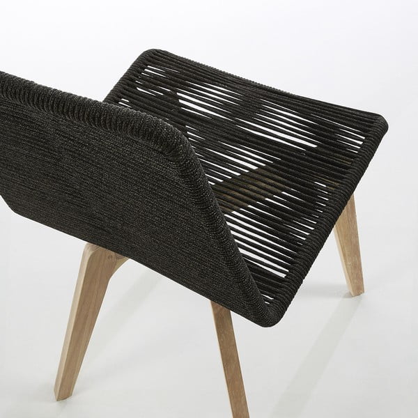 2 tamsiai pilkų kėdžių rinkinys "La Forma Glendon-image-4