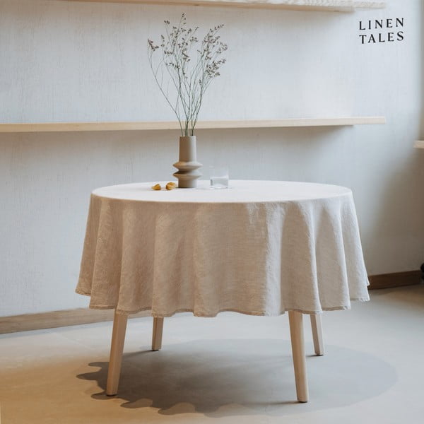 Lininė staltiesė ø 180 cm - Linen Tales