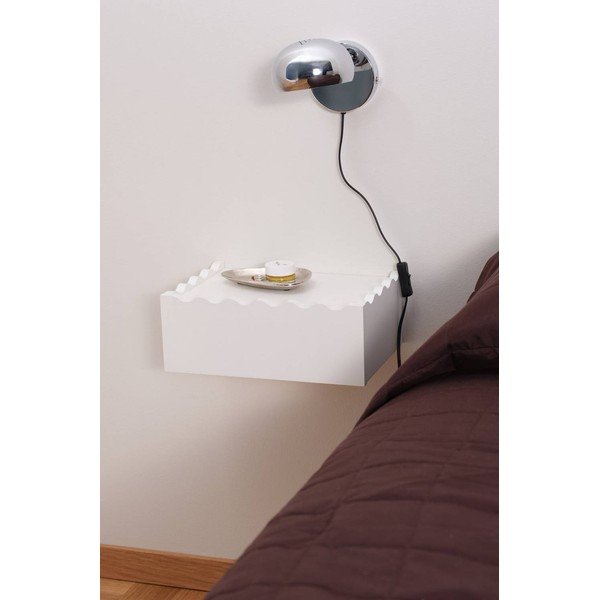 Baltos spalvos pakabinamas naktinis staliukas Nypen – Jotex-image-1