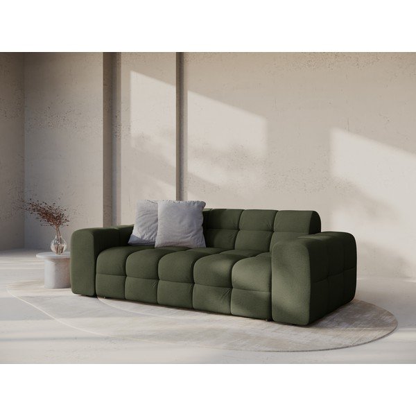 Žalios spalvos sofa 222 cm Kendal – Micadoni -image-1