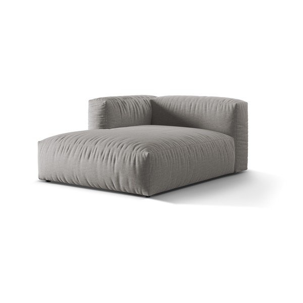 Modulinė sofos dalis šviesiai pilkos spalvos (su kairiuoju kampu) Martina – Micadoni Home