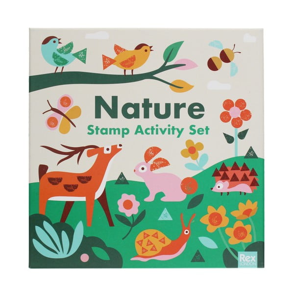 Kūrybinis žaislas Stamp Activity Set Nature – Rex London