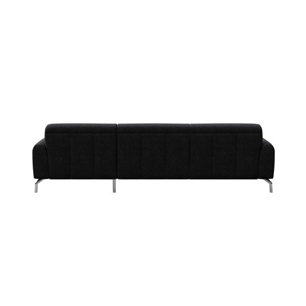 Antracito pilkos spalvos kampinė sofa MESONICA Puzo, dešinysis kampas-image-3