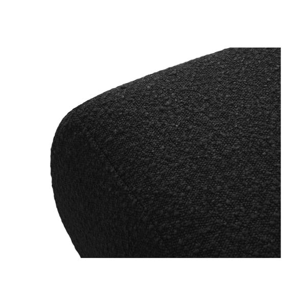 Pufas juodos spalvos iš boucle Molino – Micadoni Home-image-2