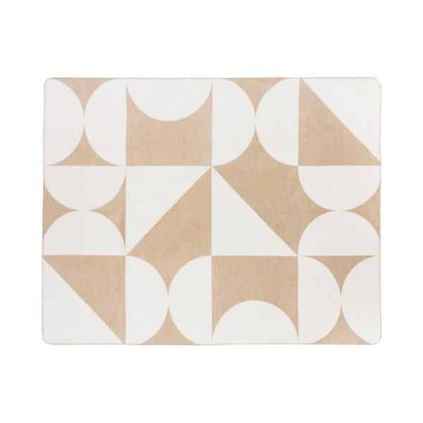 Smėlio spalvos/kreminės spalvos antklodė ir pledas 150x200 cm Tul – noo.ma