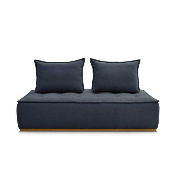 Tamsiai mėlynos spalvos iš šenilinio audinio sofa 175 cm Elisa – Bobochic Paris