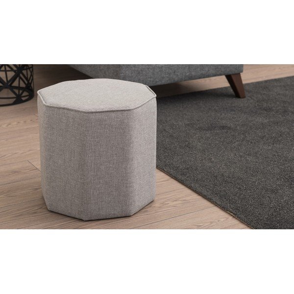 Pufas šviesiai rudos spalvos Hexa – Balcab Home-image-2