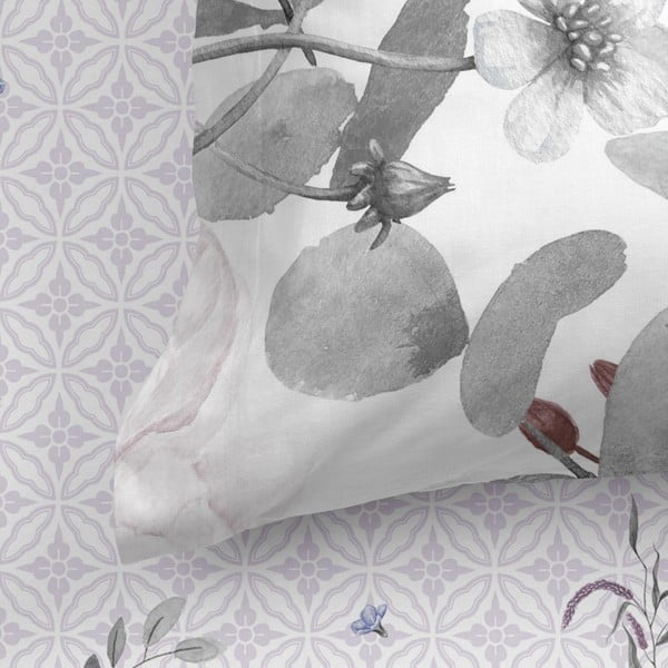 Medvilninė paklodė Happy Friday Basic Delicate Bouquet, 140 x 200 cm-image-2
