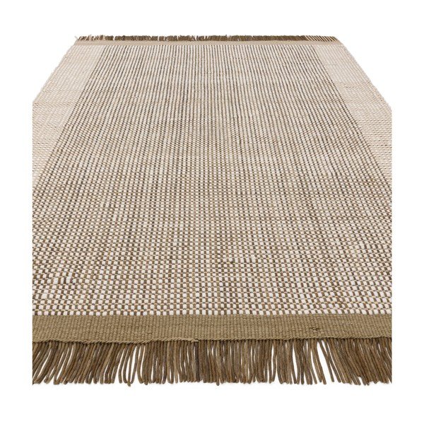 Rankų darbo iš vilnos kilimas šviesiai rudos spalvos 200x290 cm Avalon – Asiatic Carpets-image-4
