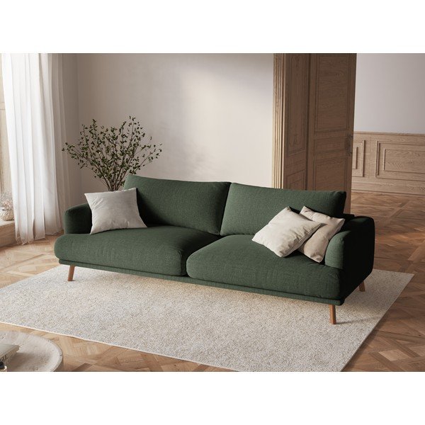 Žalios spalvos sofa 200 cm Naomi – Micadoni -image-1