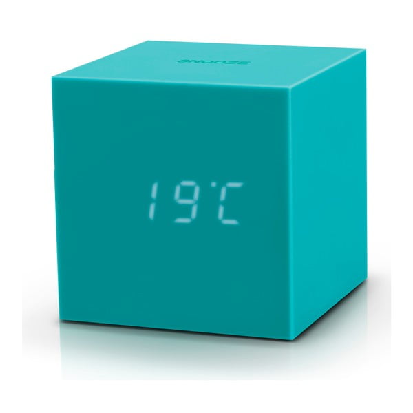Turkio spalvos LED žadintuvas Gingko Gravity Cube-image-3
