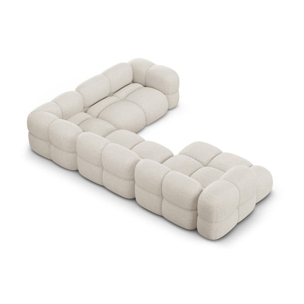 Smėlio spalvos kampinė sofa (su dešiniuoju kampu/„U“ formos) Loretto – Cosmopolitan Design-image-3