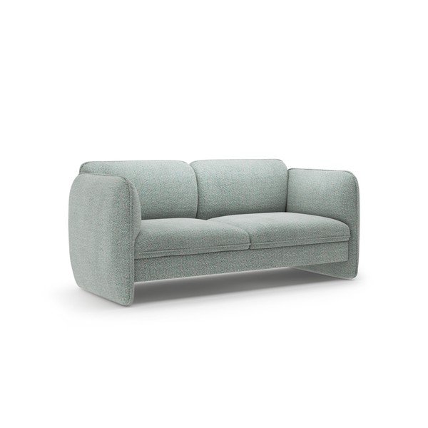 Mėlynos spalvos sofa iš šenilinio audinio 168 cm Georgia – Micadoni -image-2