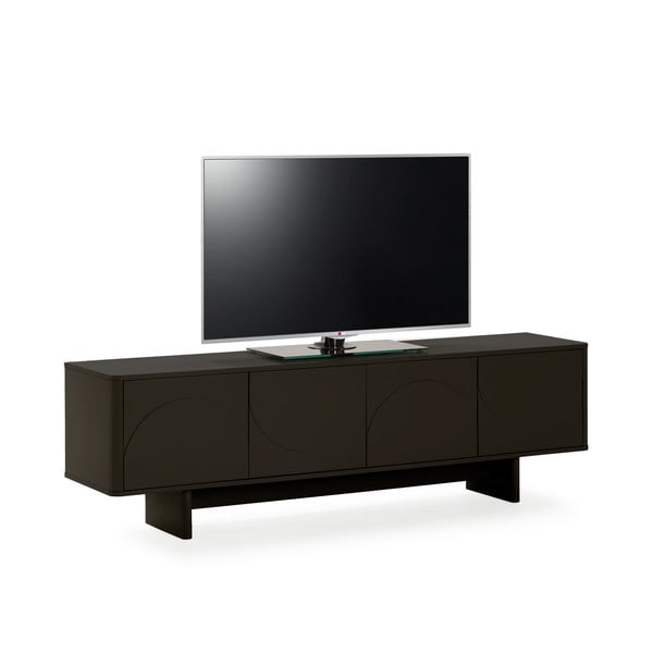 Juodos spalvos TV spintelė 180x55x40 cm Solei – MOME-image-2