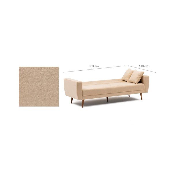 Kreminė sofa-lova "Vivalde-image-4