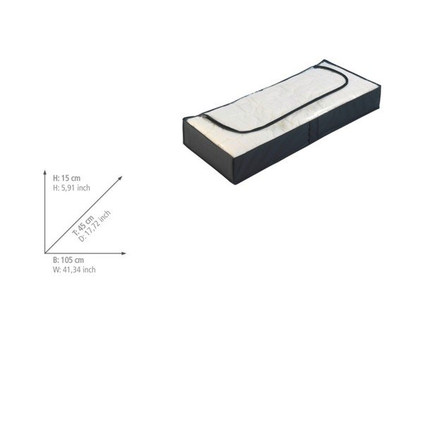 Juoda sandėliavimo dėžė Wenko, 105 x 45 cm-image-1