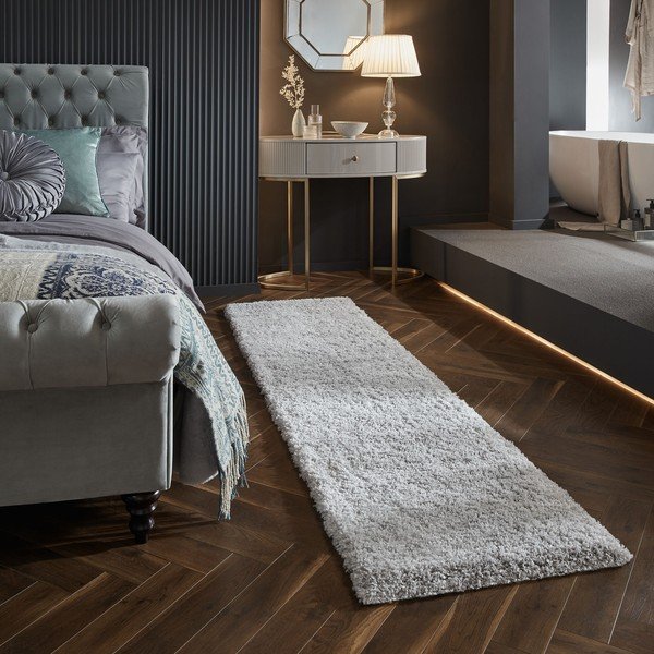 Kilimas šviesiai pilkos spalvos 60x230 cm – Flair Rugs-image-1