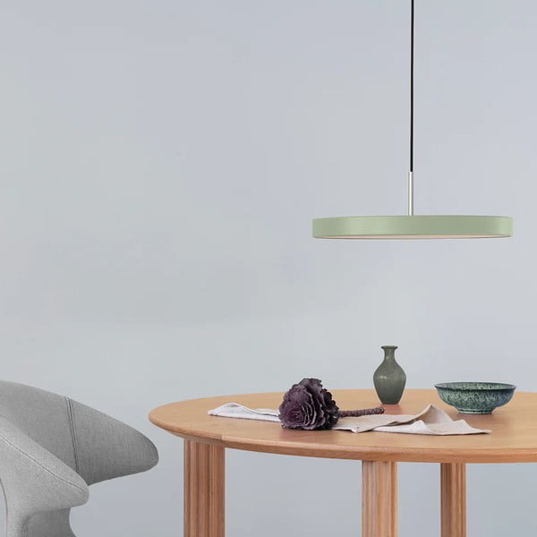 Kabantis šviestuvas šviesiai žalios spalvos LED ø 43 cm su metaliniu gaubtu Asteria Medium – UMAGE-image-3