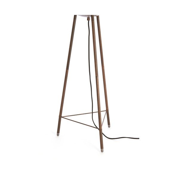 Baltos spalvos pastatomas šviestuvas (aukštis 133 cm) su tekstiliniu gaubtu Bibury – Light & Living-image-4