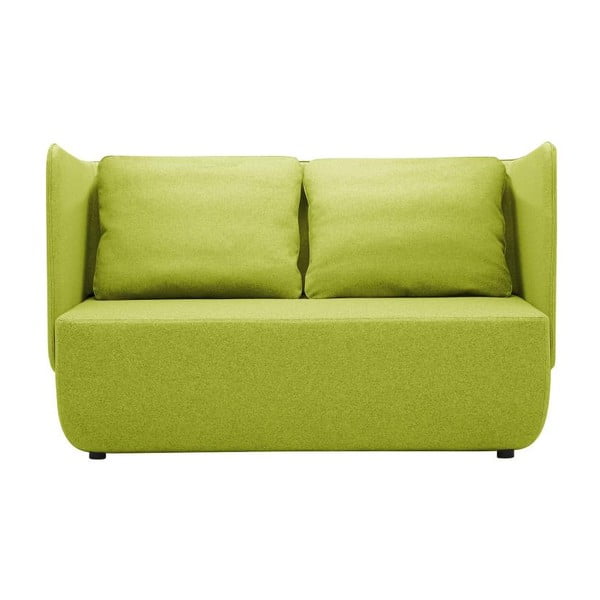 Ryškiai žalios spalvos sofa Softline Opera Low