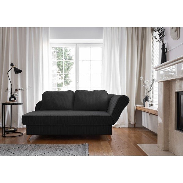 Antracito spalvos iš kordinio velveto gultas (su dešiniuoju kampu) Chic Charlotte – Miuform-image-3
