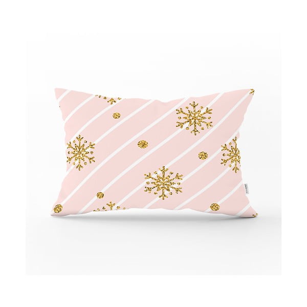 Kalėdinis pagalvės užvalkalas Minimalist Cushion Covers Golden Snowflake, 35 x 55 cm