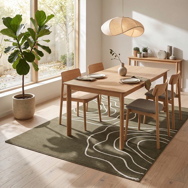 Žalios spalvos kilimas 200x290 cm Pulse – ESTE-image-4