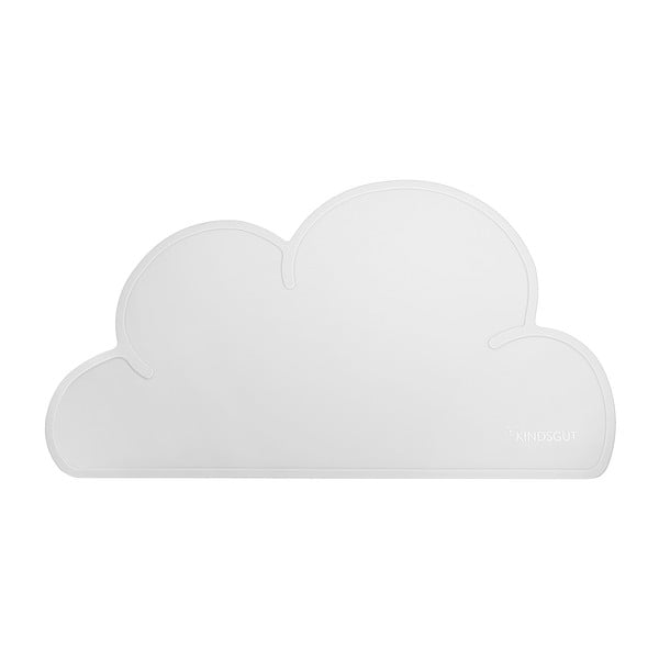 Šviesiai pilkos spalvos silikoninis padėkliukas Kindsgut Cloud, 49 x 27 cm