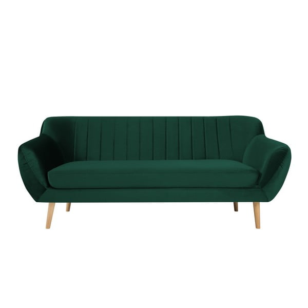 Žalia trijų vietų sofa Mazzini Sofas Benito