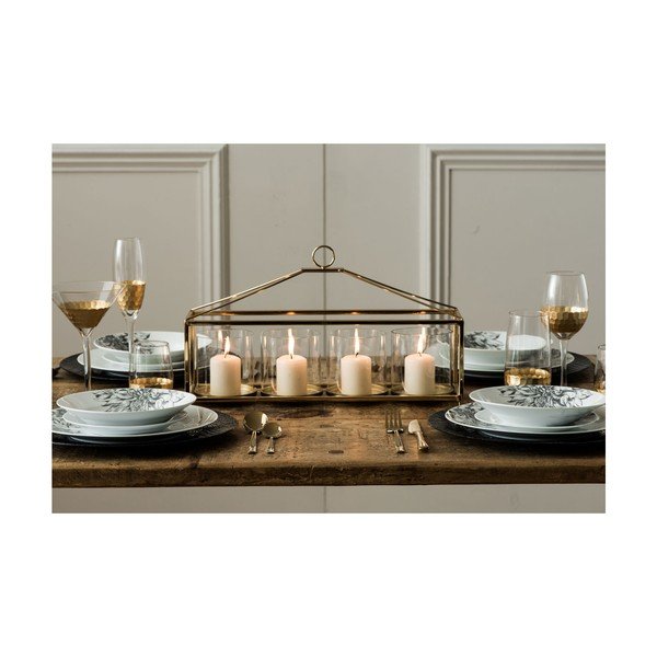 4 rankų darbo šampano taurių rinkinys Premier Housewares Deco, 2,1 dl-image-3