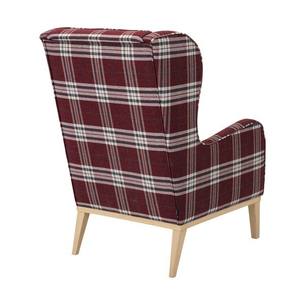 Raudonos spalvos languotas krėslas Max Winzer Angelo-image-4