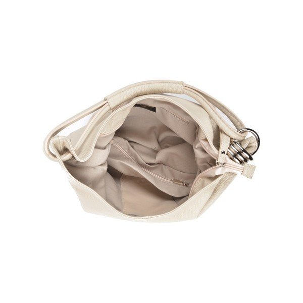 Smėlio spalvos odinė rankinė Carla Ferreri Giuliya-image-1