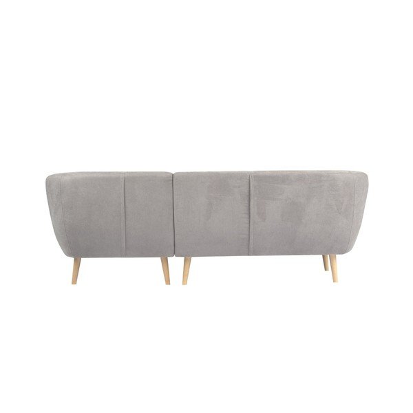 Šviesiai pilka sofa Mazzini Sofas Sardaigne, kampas dešinėje-image-2