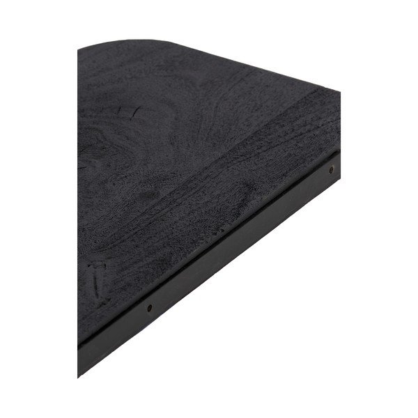 Iš mango masyvo sieninė lentyna juodos spalvos 50 cm Tarontu – Light & Living-image-3