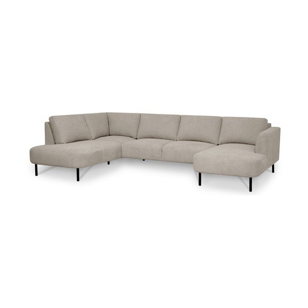 Kampinė sofa smėlio spalvos (su kairiuoju kampu/„U“ formos) Hero – Scandic-image-2