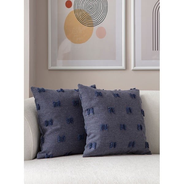 Dekoratyviniai pagalvių užvalkalai 2 vnt. 43x43 cm Tuffet – Mioli Decor-image-2