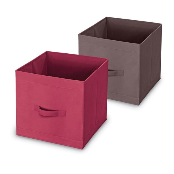 2 saugojimo dėžių rinkinys "Domopak Cube