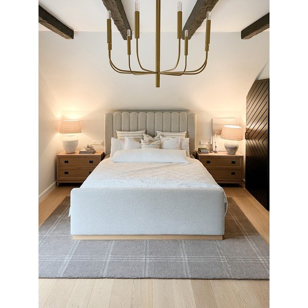 Kilimas iš vilnos antracito spalvos 120x180 cm Calisia M Grid Prime – Agnella-image-4