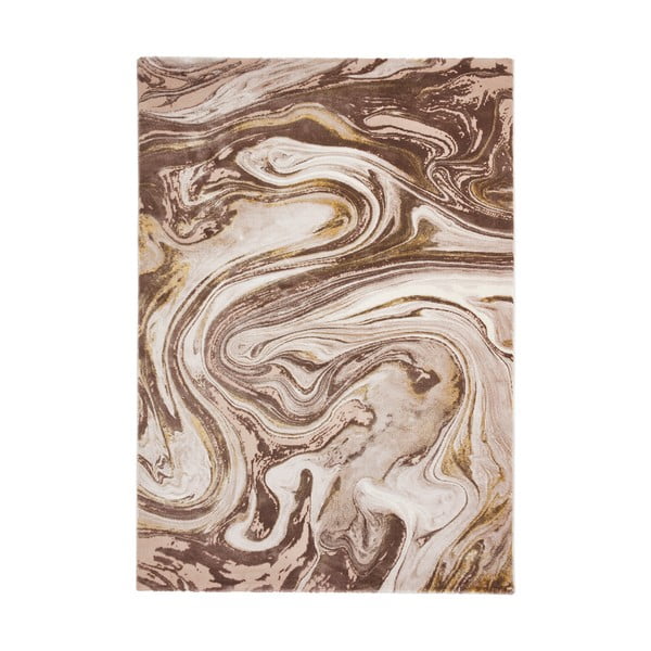 Smėlio ir aukso spalvos kilimas Think Rugs Florence, 200 x 290 cm