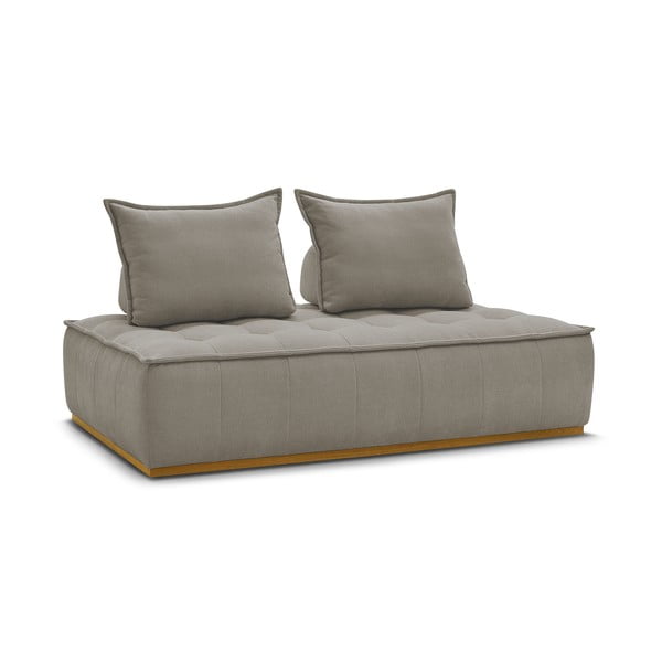 Taupe spalvos iš šenilinio audinio sofa 175 cm Elisa – Bobochic Paris-image-3
