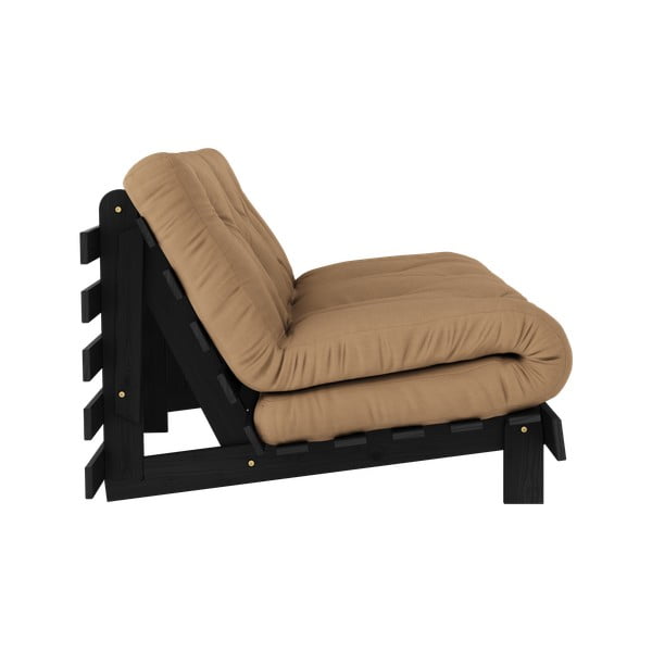 Sulankstoma sofa rudos spalvos 160 cm Roots Black Night – Karup Design-image-4
