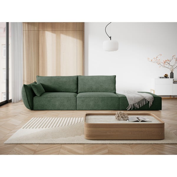 Gultas tamsiai žalios spalvos (su kairiuoju kampu) Vanda – Mazzini Sofas-image-1