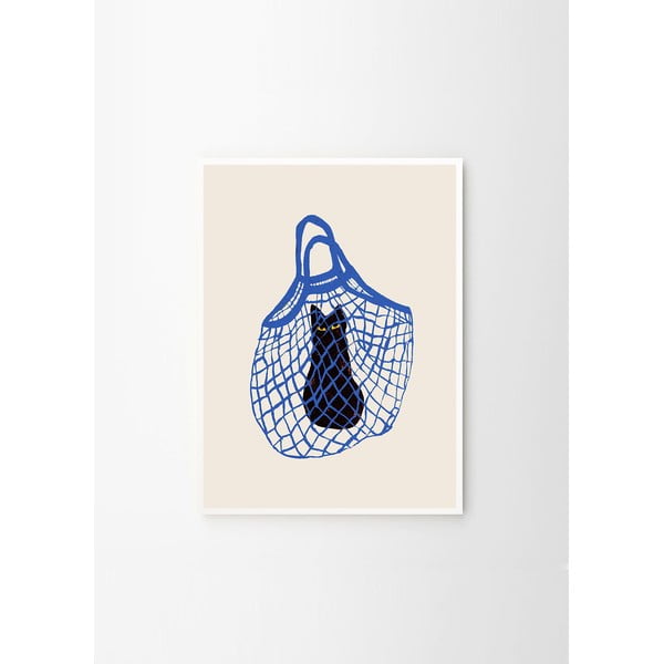 Plakatas 30x40 cm The Cat’s In The Bag – Chloe Purpero Johnson – The Poster Club-image-3